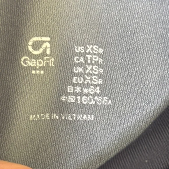 GAP Black and Gray Leggings with Dynamic Pattern - Picture 2 of 6